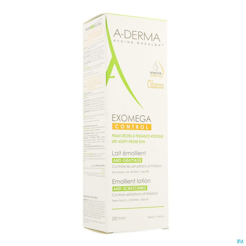 Aderma Exomega Control Lait Emollient Tube 200ml