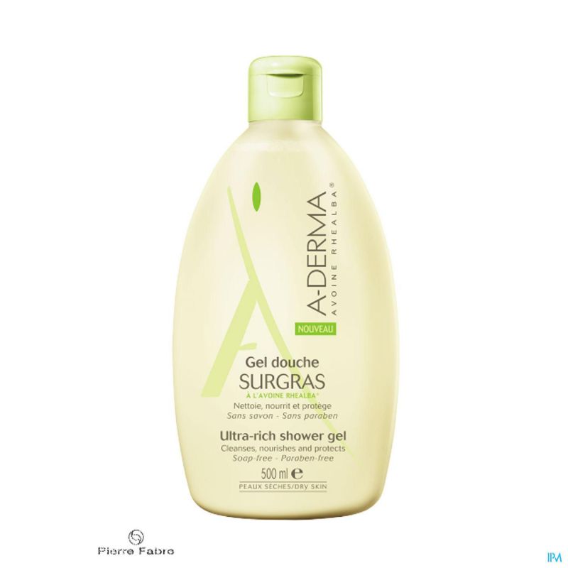 Aderma Gel Moussant Avoine Surgras 500ml