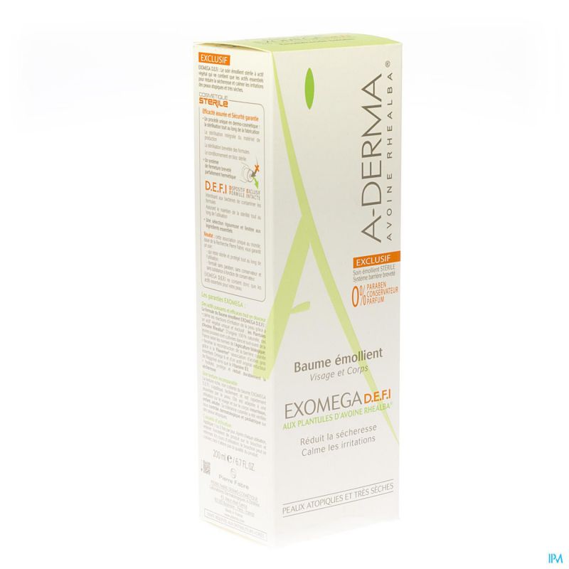 Aderma Exomega Defi Creme Tube 200ml