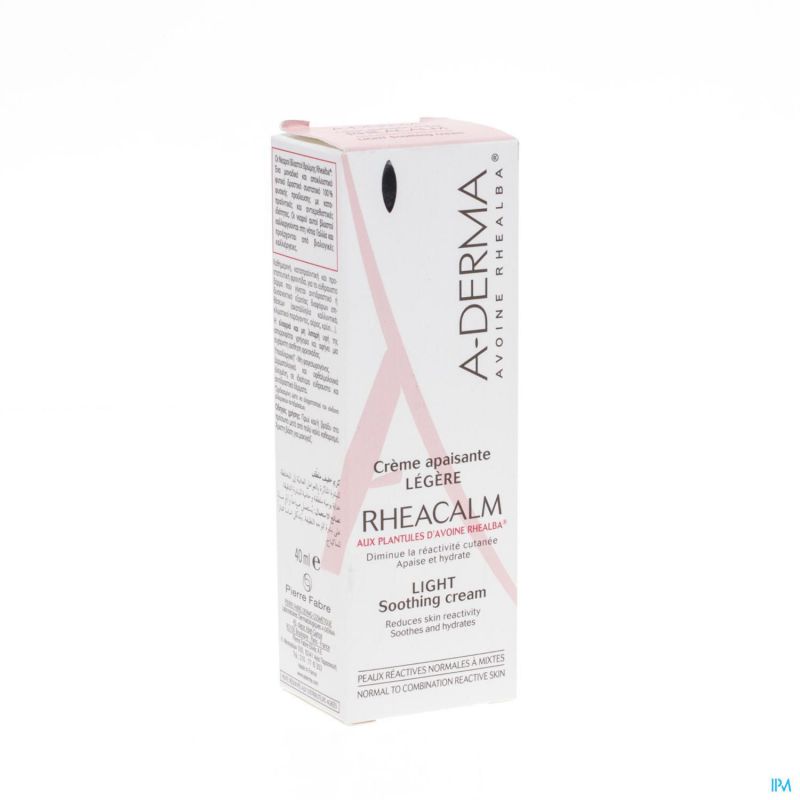 Aderma rheacalm cr apaisante legere tube 40ml