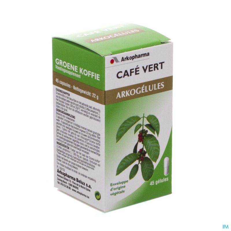 Arkogelules cafe vert nf caps 45