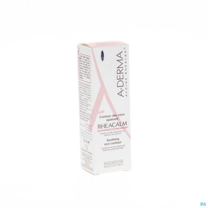 Aderma rheacalm cr apaisante cont.yeux tube 15ml