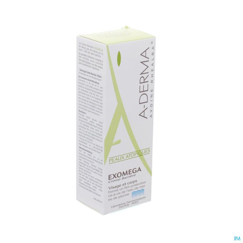 Aderma Exomega Creme Barriere S/paraben Tube 100ml