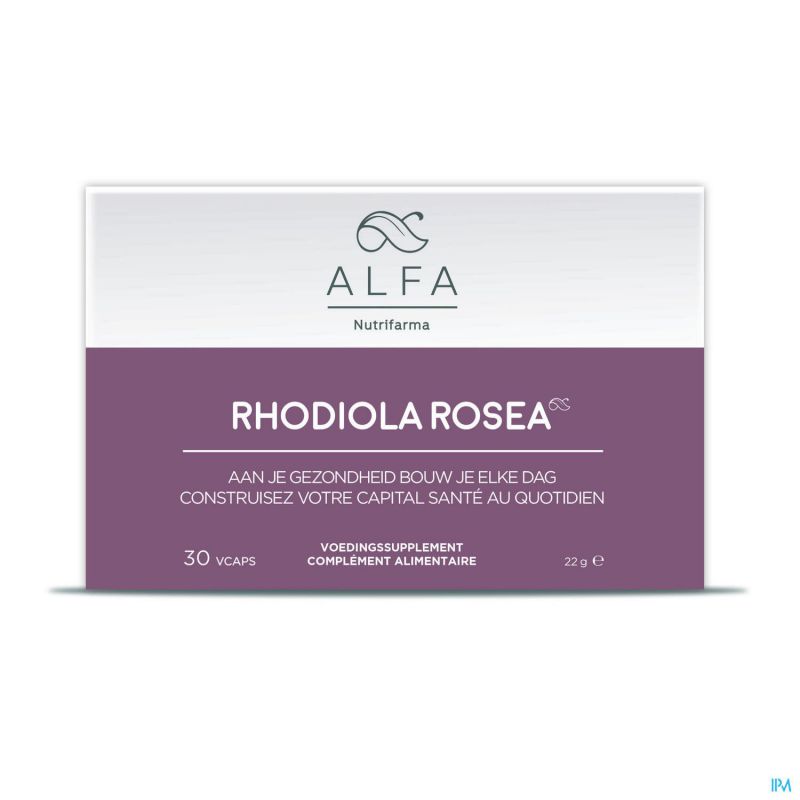 Alfa Rhodiola Rosea 500mg V-caps 30
