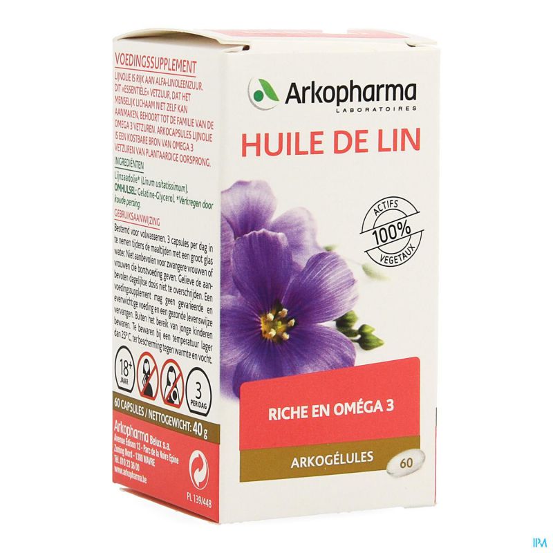 Arkogelules Huile De Lin 60