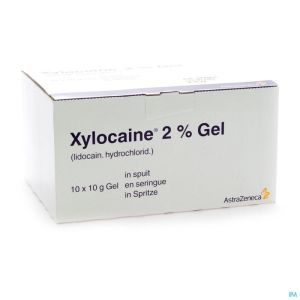 Xylocaine Gel Ser/spuit 10x10g 2%