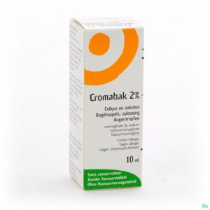 Cromabak Collyre 2% 10ml