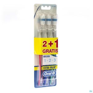 Oral B Brosse 1-2-3 Indicator 35m (2+1)