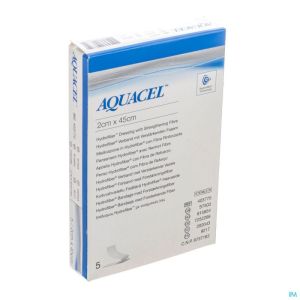 Aquacel pans hydrofiber+renfort fibre 2x45cm 5