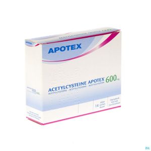 Acetylcysteine Apotex Sach 14 X 600mg