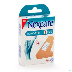 N1730as Nexcare Blood Stop Strips Assortiment 3 Tailles