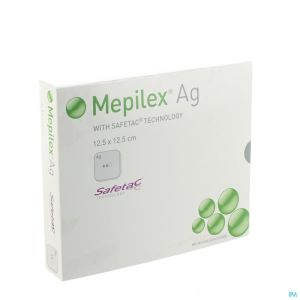 Mepilex Ag Pansement Steril 12,5x12,5cm 5 287121