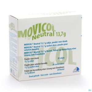 Movicol Neutral Sachets 20 X 13,7g
