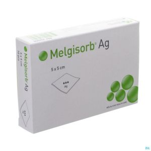 Melgisorb Ag Cp Ster 5x 5cm 10 256050