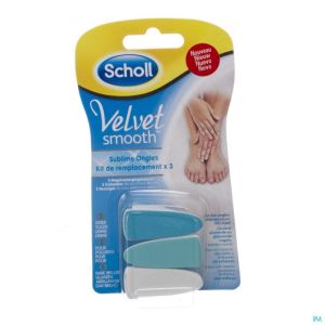 Scholl Velvet Smooth Subl. Ongles Tetes Recharg. 3