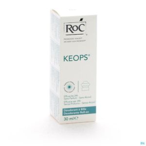 Roc Keops Déo à Bille S/alc S/parf P/normale 30ml