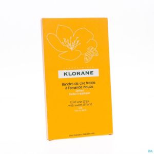 Klorane Depilatoires Cire Froide Jambes Bandes 6