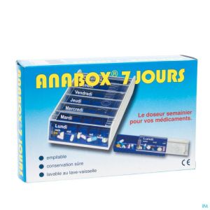 Anabox pilulier bleu 7 jours