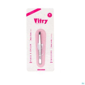 Vitry Classic Pince Epiler Oblique Inox 1016