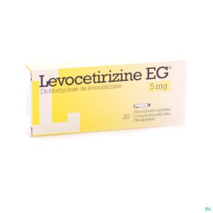 Levocetirizine Eg 5mg Comp Pell 20