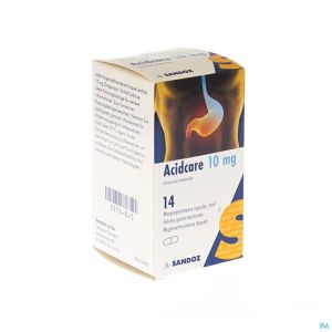 Acidcare 10mg Sandoz Caps Gastro Res 14 X 10mg