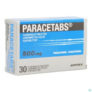 Paracetabs 500mg Comp Pell 30 X 500mg