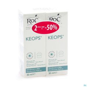 Roc Keops Duo Deo A Bil S/alc S/parf P/norm 2x30ml