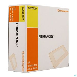 Primapore S&n Pans Post-op 10cmx 8cm 20 66000317