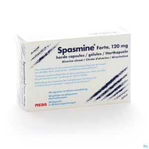 Spasmine Forte Caps 40 X 120mg