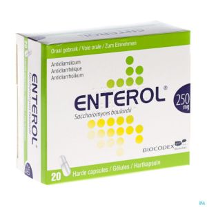 Enterol 250mg Caps Harde Dur S/blister 20x250mg