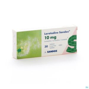 Loratadine Sandoz Comp 30 X 10mg