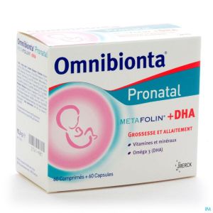 Omnibionta Pronatal Metafolin+dha Tabl 60+caps 60