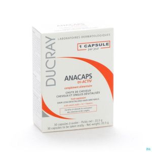 Ducray Anacaps Tri-activ Caps 1x30