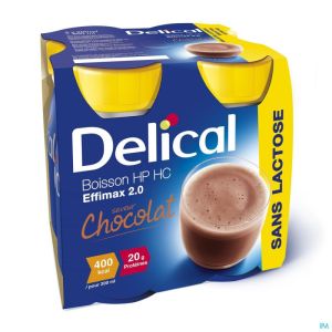 Delical Effimax 2.0 Chocolat 4x200ml