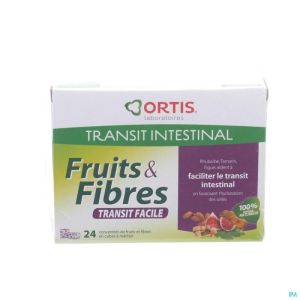 Ortis Fruits & Fibres Transit Facile Cubes 24