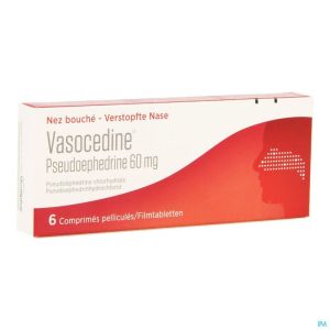 Vasocedine Pseudoefedrine Tabl 6