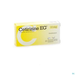 Cetirizine Eg Comp 20 X 10mg