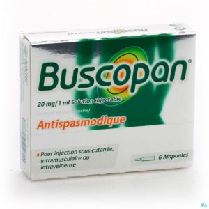 Buscopan Amp 6 X 20mg/1ml