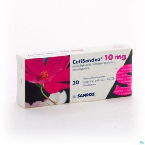 Cetisandoz Sandoz Comp 20 X 10mg