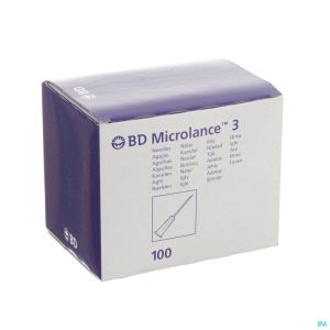 Bd Microlance 3 Aig.30g 1/2 Rb 0,3x13mm Jaune 100