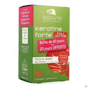 Biocyte Keratine Forte Full Spectrum Caps 120
