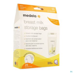 Medela Sacs Recueil Lait Maternel 180ml 25