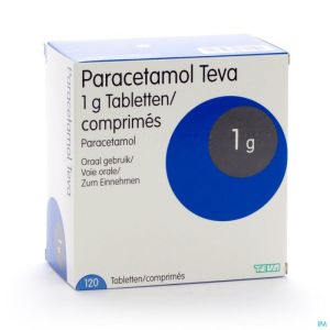 Paracetamol Teva 1g Comp 120 X 1g