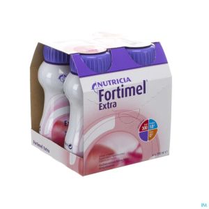 Fortimel Extra Fraise Nf 4x200ml Rempl.2401487