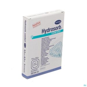 Hydrosorb Comf Transp Ster 4,5x 6,5cm 5 9007021