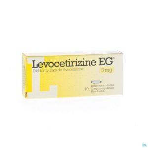 Levocetirizine Eg 5mg Comp Pell 10