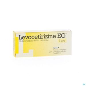 Levocetirizine Eg 5mg Comp Pell 10
