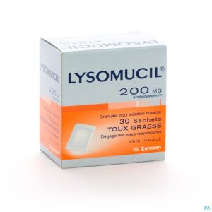 Lysomucil 200 Gran Sach 30 X 200mg
