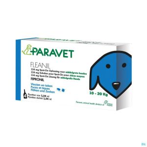 Paravet Fleanil Chien 10-20kg Pipet 4