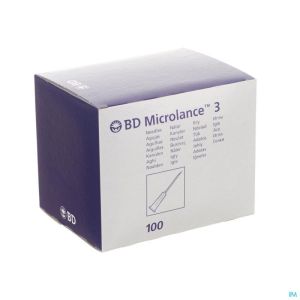 Bd Microlance 3 Aig.18g 1/2 Sb 1,2mm 40mm Rose 100